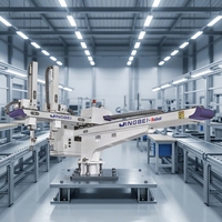 Bras robotisé industriel Jingbei Five Cartesian à grand déplacement, MOQ 1 ensemble, robot servo multi-axes personnalisé pour machines d'injection