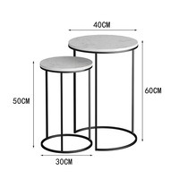 Table d'appoint de style industriel créatif pour appartement, hôpital, villa, salon, maison, hôtel, entrée, canapé, coin