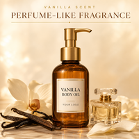 Huile Corporelle Naturelle Personnalisée Nourrissante Lissante Légère Effet Bonne Mine Huile de Soin Corporel Marque Privée Huile Corporelle Coco Vanille pour Femme