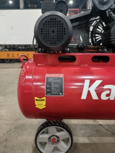 Compresseur d'air à vis industriel électrique sans huile, refroidi par air, 0,21 m/min, 85 L, pompe portable lubrifiée - Product Image 4