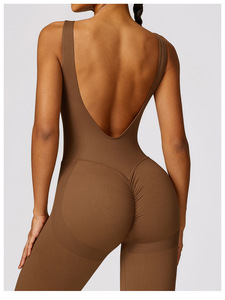Bella tuta da Yoga per il <span class=keywords><strong>Fitness</strong></span> 2024 tute sportive e <span class=keywords><strong>Fitness</strong></span> tuta da donna senza maniche - Product Image 3