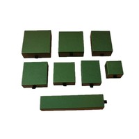 Boîte à bijoux haut de gamme de style tiroir avec doublure en éponge dorée pour le rangement des colliers et des bracelets, boîtes d'emballage décoratives