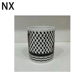 Vendita di stampa completa rinforzare l'imballaggio 330ml sublimazione tazza di ceramica palestina per regalo promozionale - Product Image 6