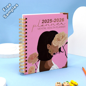 Biểu tượng tùy chỉnh 2025 kế hoạch A5 màu Hồng Xoắn Ốc hàng tuần hàng tháng biểu hiện mục tiêu Nhật Ký Tạp Chí kế hoạch chương trình nghị sự máy tính xách tay - Product Image 1