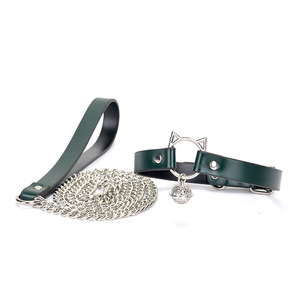 Collar <span class=keywords><strong>de</strong></span> Cuero Punk Sexy y Creativo para Fiestas, Gargantilla con Diseño <span class=keywords><strong>de</strong></span> Gato Zorro, Herramienta <span class=keywords><strong>de</strong></span> <span class=keywords><strong>Castigo</strong></span> para Mujeres, Juguete Sexual con Campana - Product Image 5
