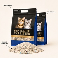Boules de litière cristalline non toxiques et sûres pour chatons, agglomération rapide, écologiques, parfum lavande, 2,5 kg, contrôle puissant des odeurs, faible entretien, économiques