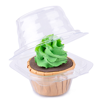 Récipient à Cupcakes en plastique avec couvercle Boîtes pour 24 Cupcakes Mini Boîtes à Cupcakes Transparentes Personnalisées de 12 et 6 Trous Vente en Gros
