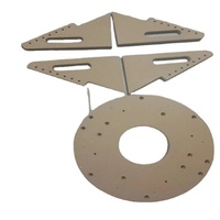 Support d'affichage en bois MDF sur mesure usiné CNC, socle en panneau de densité pour l'artisanat, le mobilier et l'emballage
