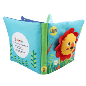 Juego De Libros De Tela Para Bebe, Juguete De Felpa Suave Lavable De Animales Y Frutas Para Educacion Temprana, 2 - Product Image 4