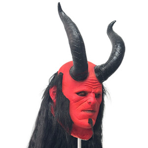 Nouveau <span class=keywords><strong>Hellboy</strong></span> Latex Masque Thriller Film Halloween Fantôme Maison Costume Props Secret Chambre Props Creative Intérieur Extérieur - Product Image 3