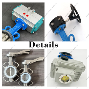 Vanne papillon à corps en fonte/<span class=keywords><strong>fer</strong></span> ductile avec joint souple EPDM/NBR - Product Image 3