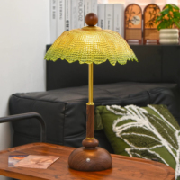 Lampes de table en verre de luxe pour salon, chambre à coucher, décoration de chevet, éclairage