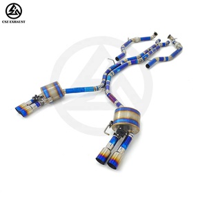 Csz ống xả Titan cho Audi S4/S5 B9 b9.5 3.0T 2017- valved Muffler điều khiển từ xa thể thao xả catback lời khuyên - Product Image 2