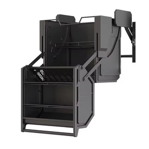 GQK Modern Pull Down Kitchen Cabinet Elevator <b>Basket</b> Double-Body Lifting <b>Storage</b> System Large Capacity Wall Cabinet Organizer - Product Image 5