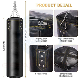 Sac lourd de boxe tout-en-un pour l'entraînement au travail, parfait pour la salle de sport à domicile. - Product Image 2