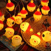 Weihnachts lichterketten mit kreativem Schneemann-und Weihnachtsmann-Design IP65 Whole some Decorative Lighting für Home Window Display