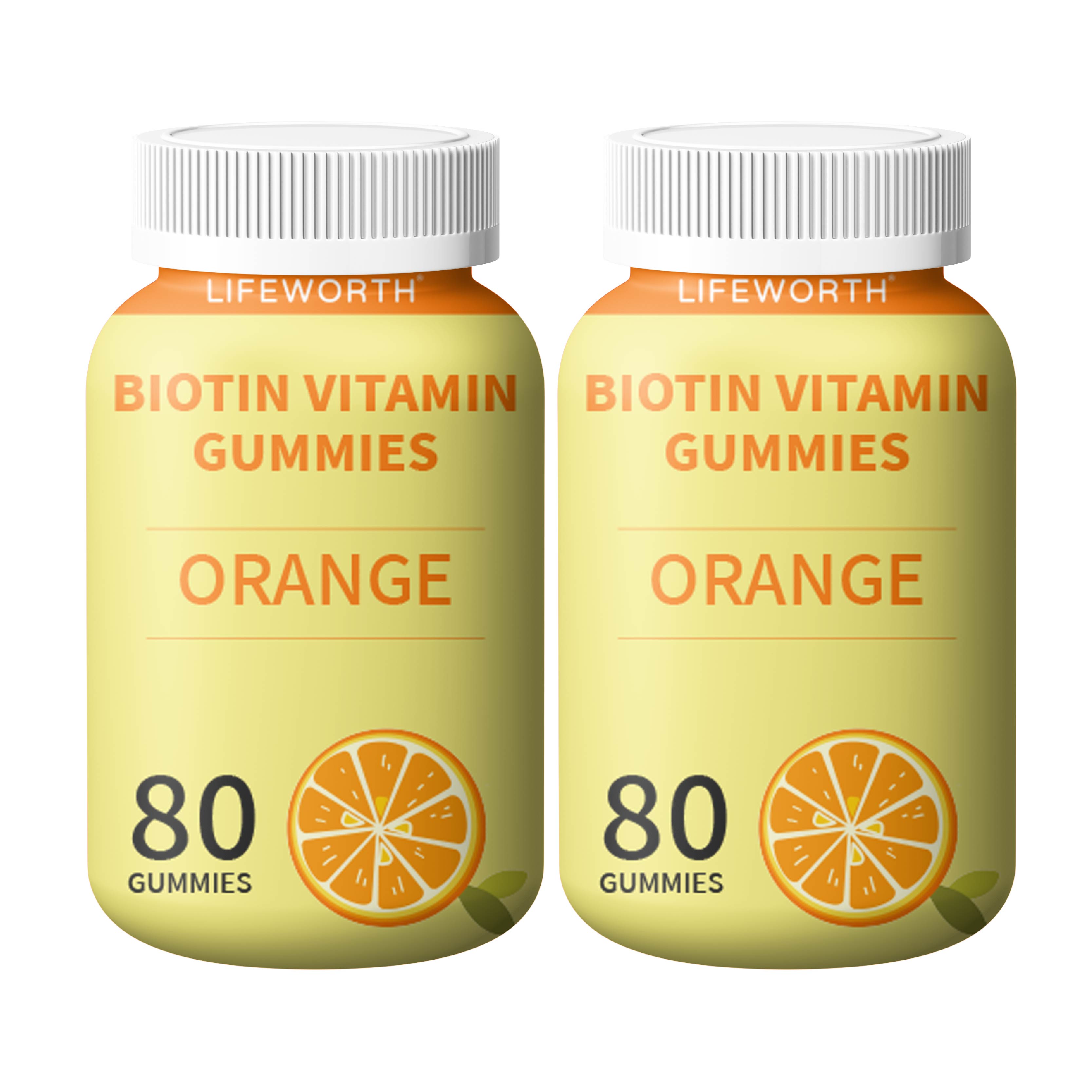 Lifeworth OEM factory price hair growth vitamins biotin grow hair supplement gummies