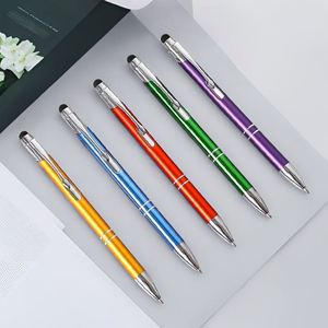 Bolígrafo Metálico Promocional con Grabado Láser, Punta Táctil Flexible Larga, Modelo BP 07, Regalo Económico - Product Image 1