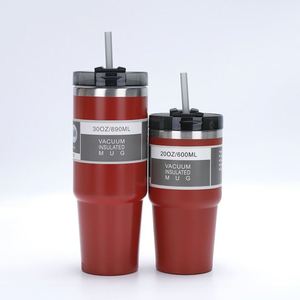 20oz Blank Sublimation Stainless Steel Car Tumbler Vacuum <b>Insulated</b> Travel <b>Mug</b> With Straw Lid Custom Printing - Product Image 1