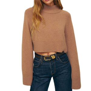 Suéter informal súper suave y cómodo de gran oferta para mujer, Jersey de punto de estilo <span class=keywords><strong>Stayhome</strong></span> para mujer, prendas de punto - Product Image 2