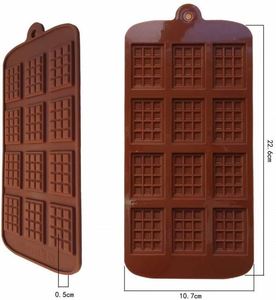 Premium Silicone Flip Candy Mold, Square <b>Slice</b> DIY Baking Tool for Handmade Thin Chocolate - Product Image 2