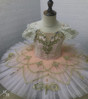 Nouveaux costumes de tutu de ballet attrayants dégradés rose clair pour filles-matériel de spandex/dentelle taille personnalisée disponible modèle TUTU-36