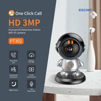 Caméra de surveillance pour bébé A5 Robot, caméra de sécurité domestique WiFi 3MP CMOS, caméscope de surveillance pour bébé P2P, Icam365