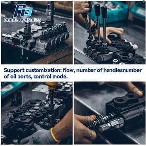 P80 Serie 1 p80 2 p80 3 p80 4 p80 5 p80 6 p80 Integriertes Mehrwege-Weg eventil Hydraulisches Einzels chloss ventil - Product Image 3