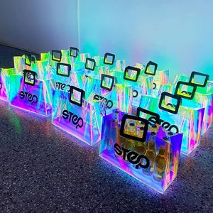 Sac fourre-tout en plastique <span class=keywords><strong>de</strong></span> style moderne avec logo personnalisé pour porte-<span class=keywords><strong>bouteille</strong></span> <span class=keywords><strong>de</strong></span> champagne, <span class=keywords><strong>de</strong></span> <span class=keywords><strong>bière</strong></span>, <span class=keywords><strong>de</strong></span> cola et <span class=keywords><strong>de</strong></span> LED pour fête en plein air, discothèque, bar - Product Image 4