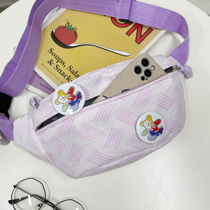 Dumpling Type Women's Chest <b>Bag</b> Water Resistant Zipper Closure Single Strap Sports Everyday Use Spring 2025 Y104 - Product Image 4