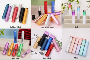 Luxury Mini Portable Travel <strong>Perfume</strong> Spray Bottle 5ml Pocket Size <strong>Atomiser</strong> with Aluminum Bottom <strong>Refillable</strong> <strong>Atomiser</strong> - Product Image 5