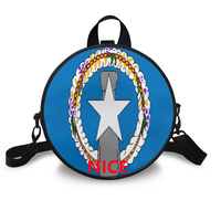 Sac à main rond en cuir PU Saipan personnalisé en gros, léger, pour femme, idéal pour les sorties en ville, le shopping et les cadeaux souvenirs