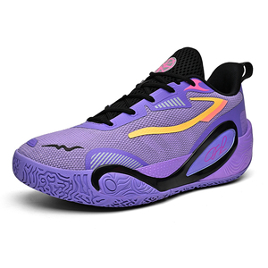 Chaussures de basketball pour hommes à haute adhérence, maille ventilée, soutien enveloppant de la cheville, semelle en caoutchouc antidérapante, baskets de terrain - Product Image 1