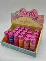 Gloss à lèvres liquide à base de plantes, en forme de bonbon, mignon, pour filles, brillant, hydratant, repulpant, imperméable, pour enfants, marque privée