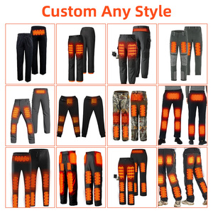 Pantalones Calefactables para Hombre con Alimentación USB, Estilo Moderno, Resistentes al Agua, Pantalones Casuales, Pantalones Eléctricos con Calefacción para Acampar en Invierno - Product Image 3