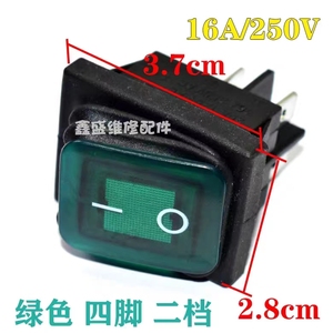 35A 250V Rocker chuyển kcd4 chuyển đổi màu vàng 6-pin <span class=keywords><strong>LED</strong></span> bảng chuyển đổi - Product Image 3