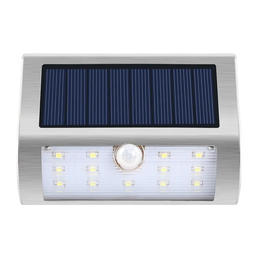 Powered Motion Security Led Work Park Rechargeable Road Yard Sensor Small Aluminum Mounted Solar Wall Light