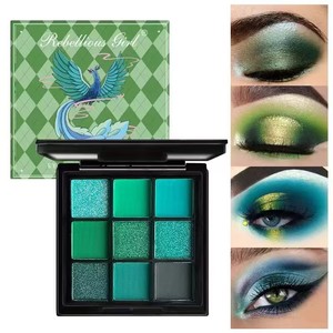 Paleta de Sombras de Ojos Mate Impermeable de 9 Colores Jiugongge con Tonos Calabaza y Tierra para Maquillaje de Estudiantes - Product Image 5