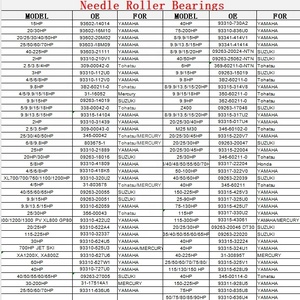 Nhà máy trực tiếp <span class=keywords><strong>Mini</strong></span> 9.9-15HP Vòng bi kim kín mới 93315-14104 93317-14104 93602-14104 YAMAHA bộ phận động cơ thuyền hợp kim - Product Image 6
