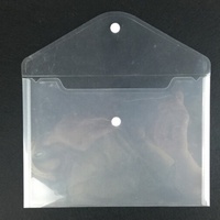 Hengyao Folder File Bening Murah, Dompet Dokumen Plastik Ukuran A4, Folder File Alat Tulis A4 dengan Penutup Tombol