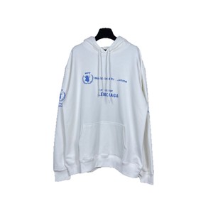 Sudadera con Capucha de Manga Larga Holgada 100% Algodón, Versión de Alta Gama, Marca de Moda Parí<span class=keywords><strong>s</strong></span> B, Nueva Colección Otoño 2025, con Estampado del Programa Mundial de Alimentación - Product Image 5