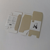 Boîte d'emballage en carton ondulé E Flute personnalisée avec support pour l'électronique, boîte d'emballage pour chargeur de données, boîte en carton ondulé pour l'électronique
