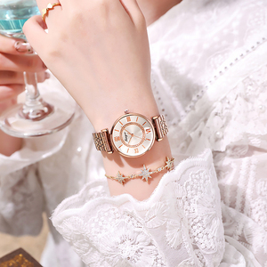 Reloj de Cuarzo con Bisel de Diamantes Estilo Rueda de la Fortuna, a la Moda, Resistente al Agua, con Correa de Acero Inoxidable para Mujer - Product Image 2