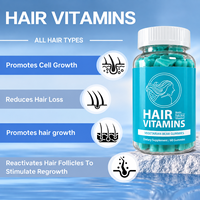 Gummies multivitaminées pour adultes à marque privée OEM avec biotine et collagène pour la croissance des cheveux, la peau et les ongles - Gummies à faible teneur en sucre