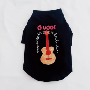 เสื้อยืดสุนัขแขนสั้น<span class=keywords><strong>ลาย</strong></span>หมีกีตาร์น่ารัก <span class=keywords><strong>สี</strong></span>เหลือง ขาว ดำ แบรนด์ดัง จัดส่งเร็ว ผลิตจากผ้าฝ้าย - Product Image 5