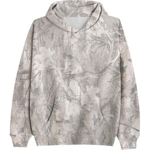 Sudadera con Capucha FOXA Camo Unisex, Sudadera con Estampado de Hojas de Arce, con Bolsillo, Transpirable, 100% Poliéster - Product Image 1