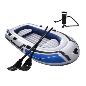 Serie de Botes <span class=keywords><strong>Inflables</strong></span> para 2 <span class=keywords><strong>Personas</strong></span> con Remos y Bomba Manual, Kayak Inflable de PVC para Exteriores, Bote de Pesca, Dinghy, Canoa - Product Image 5