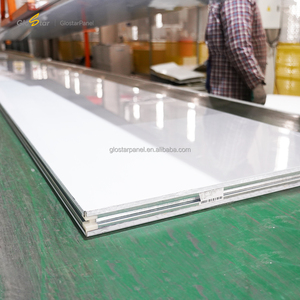 Panel Sándwich Ignífugo Personalizado con Núcleo de Acero Prepintado, Acabado de Madera, para Hospitales, Cuartos Limpios, Cámaras Frigoríficas, Talleres, Acústico, 50mm 75mm - Product Image 3