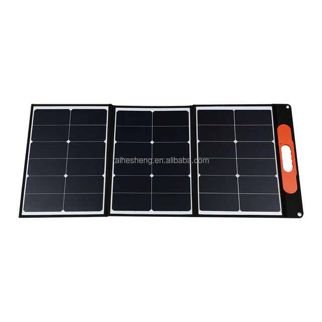 100W 18v Foldable Solar panel  for Home Out Camping Earthquake Adventure Hiking & Hunting for Outdoor Excursions Solar Panels