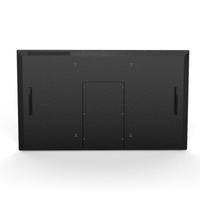 4K IP65 wasserdichter 65-Zoll-LCD-Fernseher mit integriertem iOS-Smart-System, WLAN, rot/schwarz, wandmontiertes Digital-Signage-Display